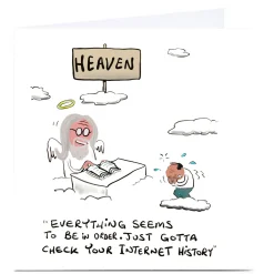 Hot Personalised Do Something David Card - Internet History For Friend|For Brother