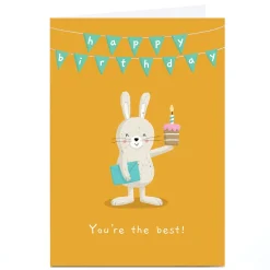 Online Personalised Dumpling Green Birthday Card - The Best Kids For Kids|Birthday