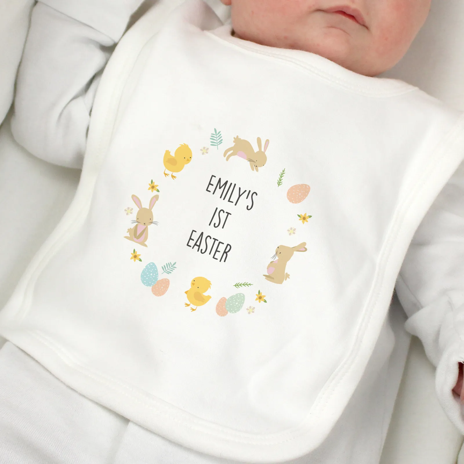 Outlet Personalised Easter Baby Bib Jewellery & Keepsakes|Gifts For Babies
