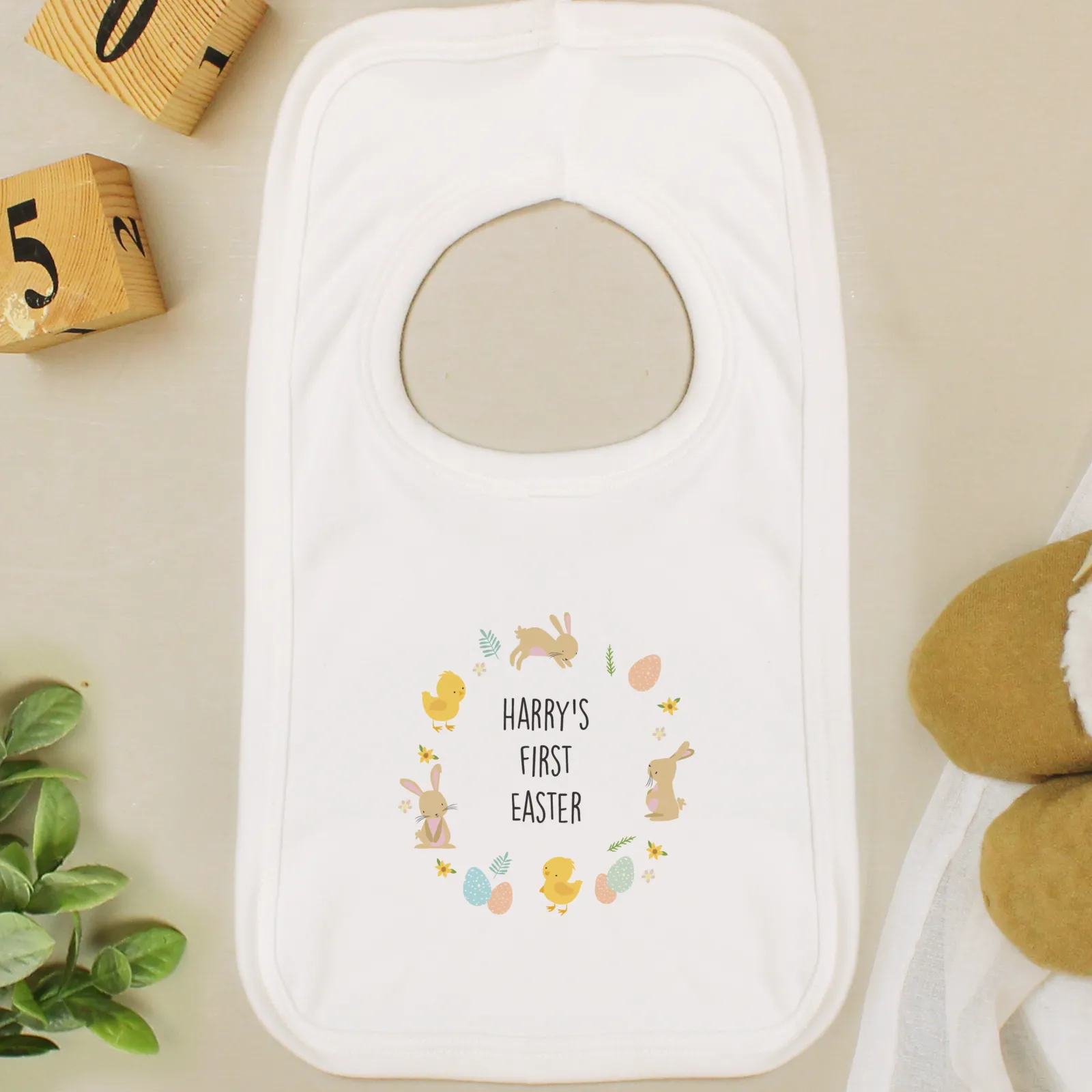 Outlet Personalised Easter Baby Bib Jewellery & Keepsakes|Gifts For Babies