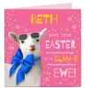 Card Factory Personalised Easter Card - Glam-B As Ewe