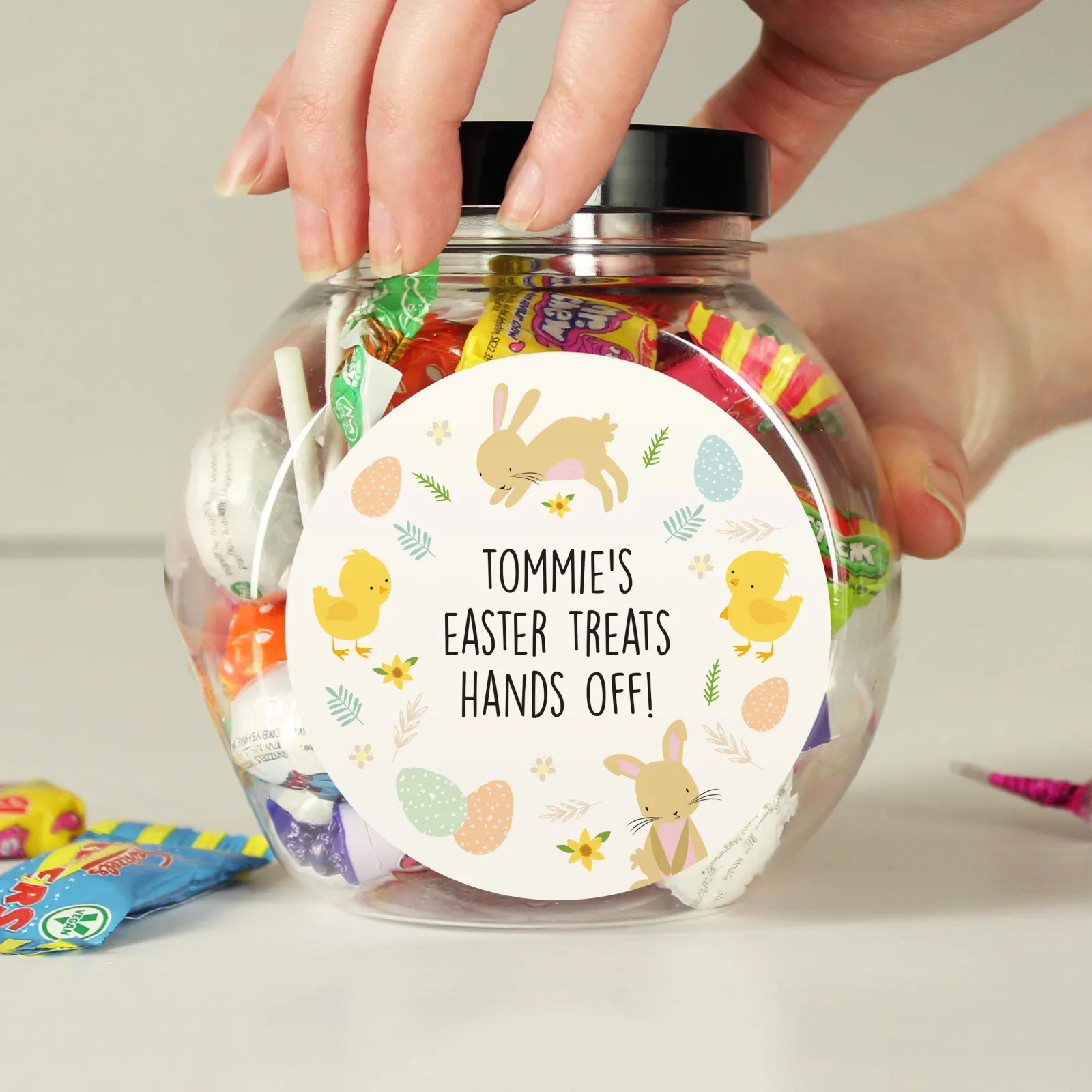 Kids Card Factory Personalised Easter Sweets Jar