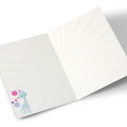 New Personalised Editable Age Birthday Card - Cute Party Animals Kids For Son|For Granddaughter