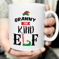 Card Factory Personalised Elf Christmas Mug