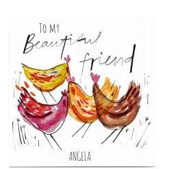 Card Factory Personalised Emma Emma Valenghi Card - Beautiful Friend