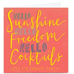 New Personalised Emma Valenghi Card - Hello Sunshine Congratulations