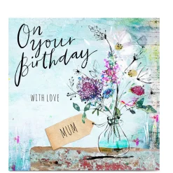 Sale Personalised Emma Valenghi Birthday Card - With Love For Mum|Premium Square