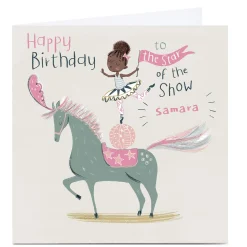Kids Card Factory Personalised Emma Valenghi Birthday Card - Star of Show