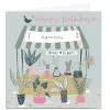New Personalised Emma Valenghi Birthday Card - House Plants Premium Square|Birthday