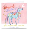 Best Personalised Emma Valenghi Christmas Card - Unicorn Christmas