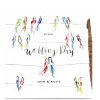 Card Factory Personalised Emma Valenghi Wedding Card - Birds