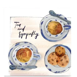 Card Factory Personalised Emma Valenghi Sympathy Card - Tea