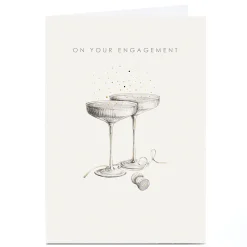 Card Factory Personalised Engagement Card - Classic Cocktails