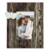 Card Factory Personalised Engraved Distressed Wood Photo Frame - Names