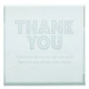 New Personalised Engraved Glass Token - Thank You Personalised Engraved Gifts|Jewellery & Keepsakes