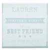 Sale Personalised Engraved Glass Token - Forever & Always My Best Friend Personalised Jewellery And Keepsakes|Personalised Engraved Gifts