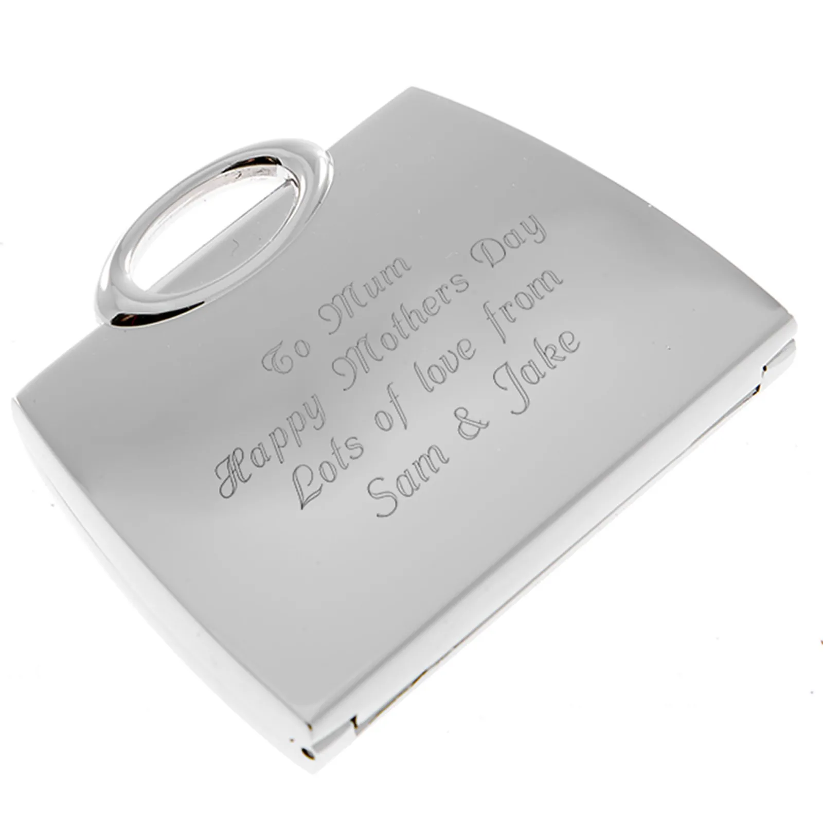 New Personalised Engraved Handbag Compact Mirror Personalised Jewellery And Keepsakes|Personalised Engraved Gifts