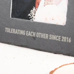 Card Factory Personalised Engraved Medium Slate Photo Frame - Any Message