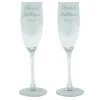 Discount Personalised Engraved Set Of 2 Champagne Flutes - Two Names Personalised Glasses|Personalised Engraved Gifts