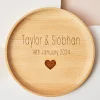 Online Personalised Engraved Shallow Round Tray Personalised Engraved Gifts|Jewellery & Keepsakes