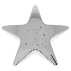 Kids Card Factory Personalised Engraved Silver Star Paperweight - 1st Day of School