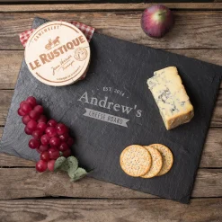 Card Factory Personalised Engraved Slate Cheeseboard - Established