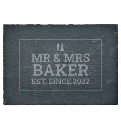Best Personalised Engraved Slate Cheeseboard - Anniversary Personalised Engraved Gifts|Jewellery & Keepsakes