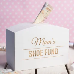 Best Personalised Engraved White Wooden Money Box Personalised Jewellery And Keepsakes|Personalised Engraved Gifts