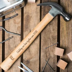Clearance Personalised Engraved Wooden Hammer Personalised Jewellery And Keepsakes|Personalised Engraved Gifts