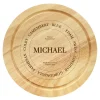 Card Factory Personalised Engraved Wooden Cheeseboard Set - Cheese Connoisseur