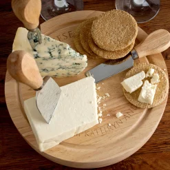 Discount Personalised Engraved Wooden Cheeseboard Set Personalised Engraved Gifts|Engraved Gifts