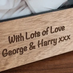 Card Factory Personalised Engraved Wooden Photo Frame - Portrait Photo