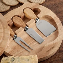 Best Personalised Engraved Wooden Cheeseboard Set - Couple's Names Personalised Engraved Gifts|Jewellery & Keepsakes