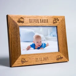 Hot Personalised Engraved Wooden Photo Frame - Vehicles Kids Personalised Engraved Gifts|Photo Frames