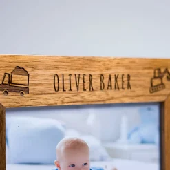 Hot Personalised Engraved Wooden Photo Frame - Vehicles Kids Personalised Engraved Gifts|Photo Frames