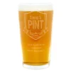 Card Factory Personalised Established Badge Pint Glass