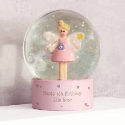 Kids Card Factory Personalised Fairy Glitter Snow Globe