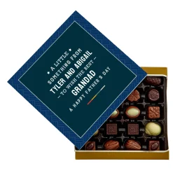 Card Factory Personalised Father's Day Belgian Chocolates - A Little Something |
