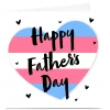 Card Factory Personalised Father's Day Card - Trans Flag