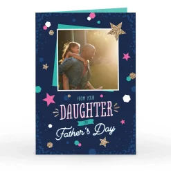 Card Factory Personalised Father's Day Photo Card - From Your Daughter