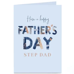 Card Factory Personalised Father's Day Card - Have A Happy Father's Day, Stepdad