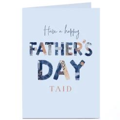 Card Factory Personalised Father's Day Card - Have A Happy Father's Day, Taid