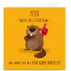 Card Factory Personalised Father's Day Card - Like A Dad To Me, Beaver