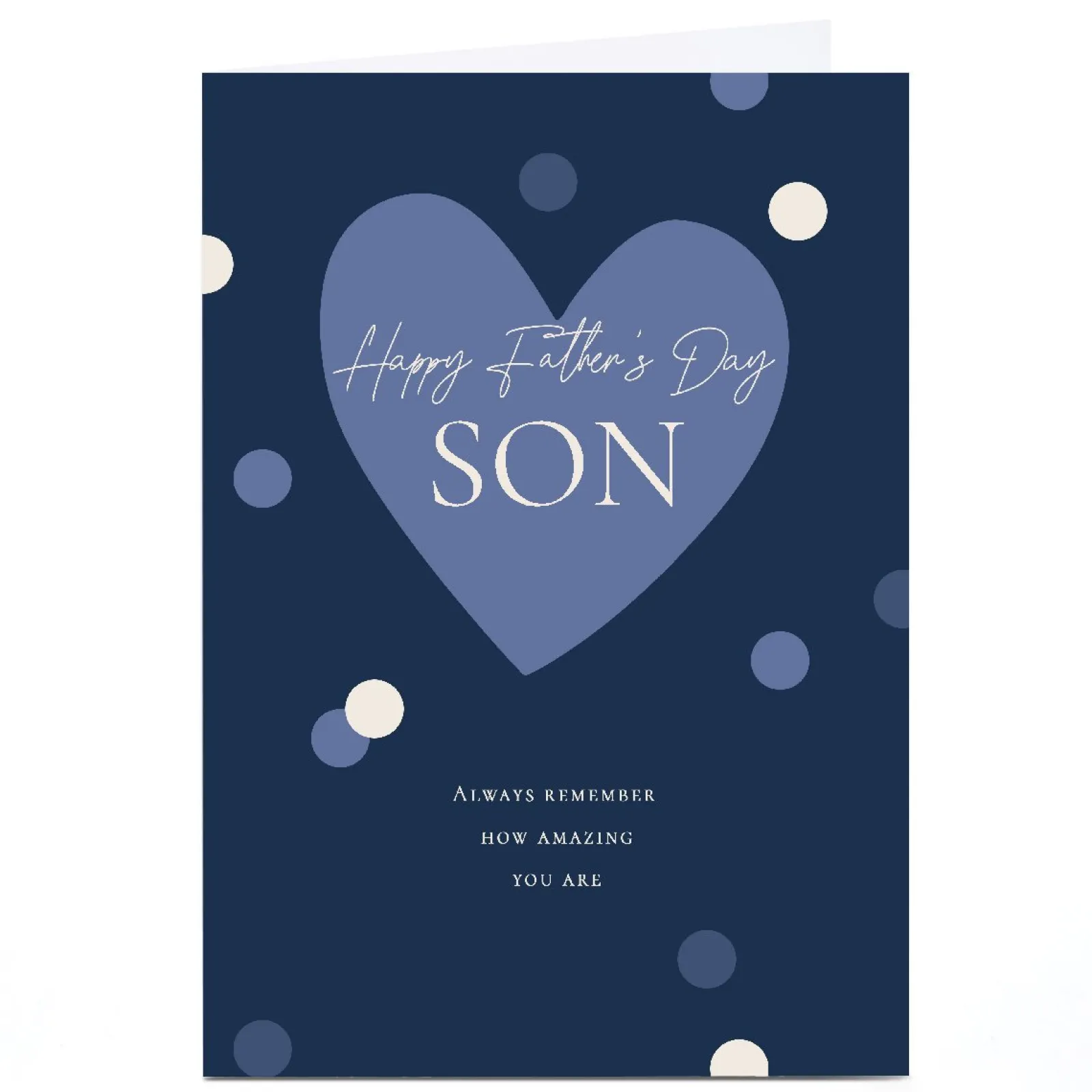 Card Factory Personalised Father's Day Card - How Amazing You Are