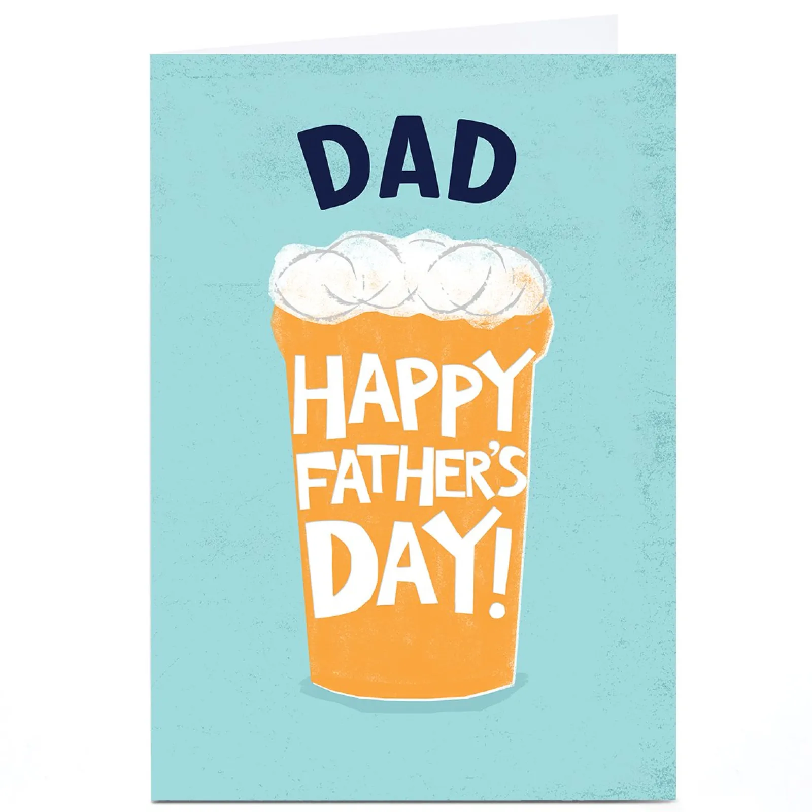 Outlet Personalised Father's Day Card - Dad Beer Father's Day