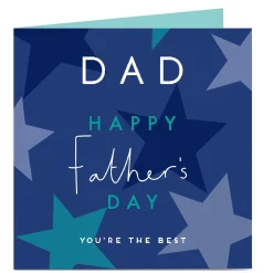 Discount Personalised Father's Day Card - Father's Day You're the Best Father's Day