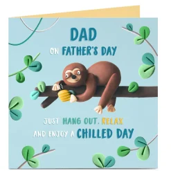 Discount Personalised Father's Day Card - Chilled Koala Father's Day