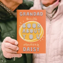 Card Factory Personalised Fill In With Your Words Book About Grandad