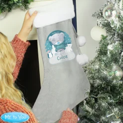 Personalised First Christmas Tiny Tatty Teddy Stocking Kids Gifts For Babies|Gifts For Kids