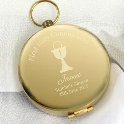 Outlet Personalised First Holy Communion Compass Kids Personalised Engraved Gifts|Jewellery & Keepsakes
